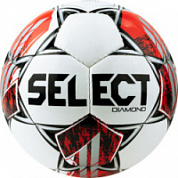 Мяч футбольный SELECT Diamond V23 0855360003 р.5 FIFA Basic 32пан, гл.ТПУ руч.сш. бело-красный