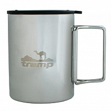 Термокружка 400 мл со складными ручками и поилкой TRC-137