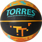 Мяч баскетбольный TORRES TT B02125 р.5 резина , нейлон. корд, бут.камера.