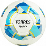 Мяч футбольный TORRES Match, р.4 32 панели, PU, 4 подкл. слоя, ручная сш. F320024