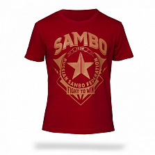 Футболка самбо S3 Fight to Win красный