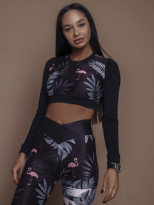 Рашгард женский MANSEN Flamingo
