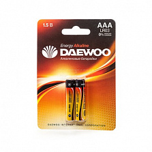 Батарейка DAEWOO ENERGY Alkaline LR03 AA BL2